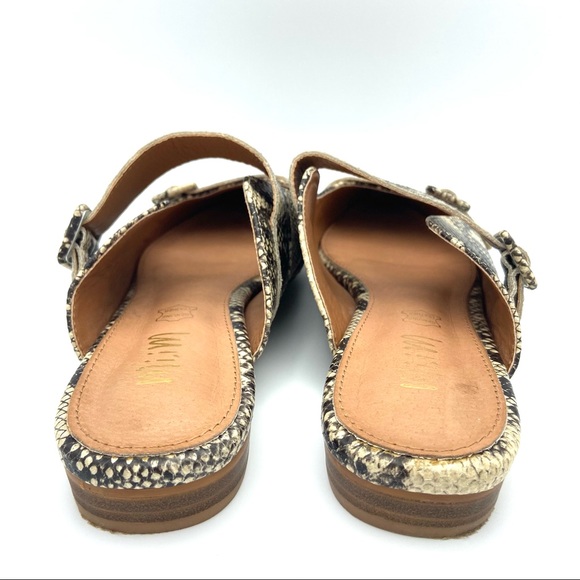 Mi,iM Hannah Slide on Snakeskin Print Mules Size 8 - Picture 6 of 10